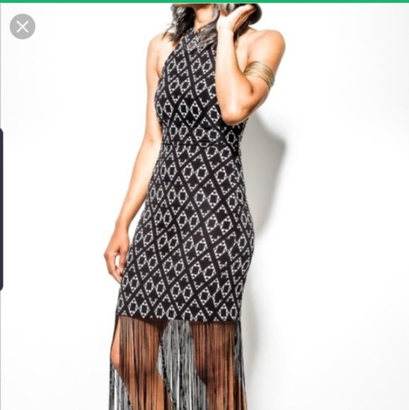 H&M Coachella Dress with fringe, S - Picture 4 of 4